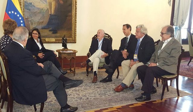 Expresidentes de América se reunieron con la Cancillería venezolana en la Casa Amarilla. Internet