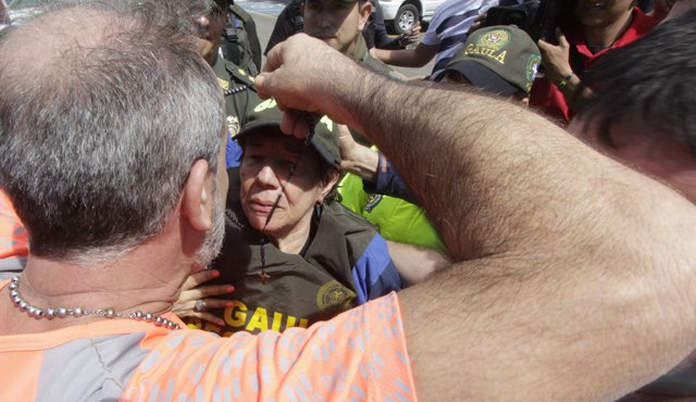 Quiero darle gracias a Dios y a las autoridades por el regreso de mi madre. A los secuestradores los perdonamos, ero tienen que responder y de la justicia Divina no se escapan”. Hija de liberada. Cristian Herrera