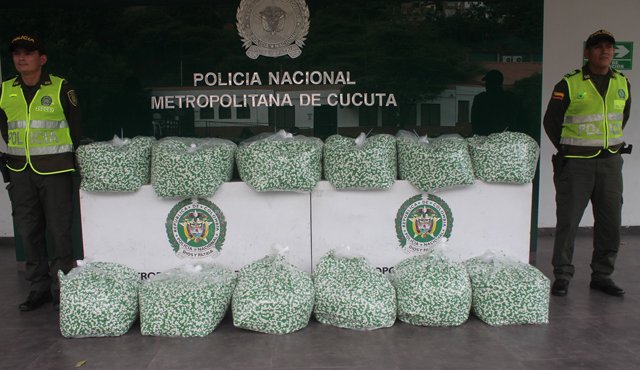 Cargamento de cápsulas vacías. Cortesía