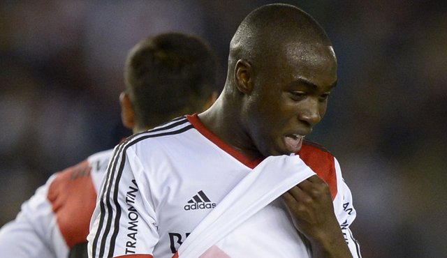 Éder Balanta, defensor colombiano del River Plate. Archivo