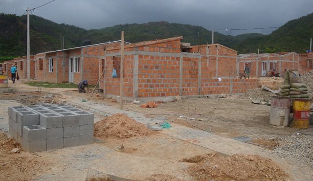 Construcción de viviendas. Archivo