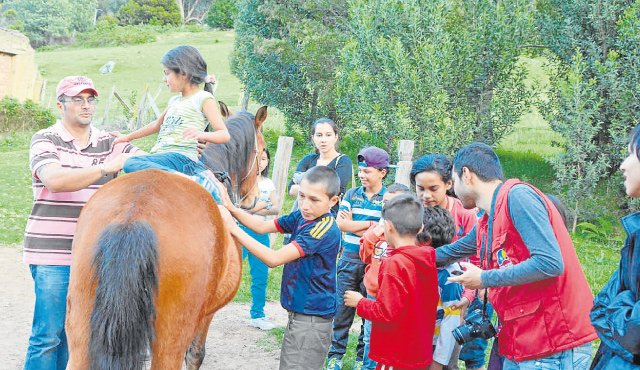 El representante de los estudiantes ante el consejo superior de Unipamplona, Sergio Alexander Olarte, dijo que en la última jornada se integraron 26 niños del barrio Simón Bolívar. Roberto Ospino