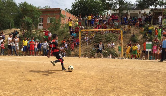 El mundialito se hizo entre noviembre y diciembre y contó con la participación de 280 niños de unos 20 barrios cucuteños. Cortesía