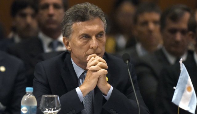 Mauricio Macri, presidente de Argentina. AFP