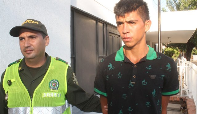 A Romero Delgado le detectaron rastros sangre en el pantalón y las manos. Policía Nacional