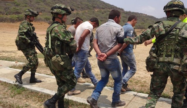 Captura de 7 integrantes del ELN. Cortesía