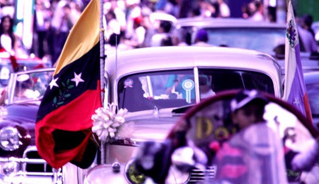 Caravana en la feria Internacional de San Sebastián. Archivo