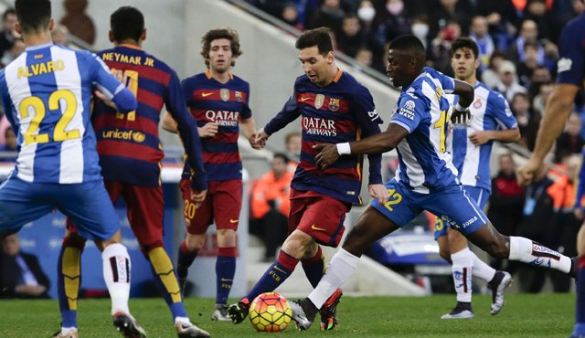 Espanyol 0-0 Barcelona. AP