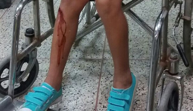 Fray Sebastián Paredes, de 9 años, fue víctima de un disparo. Daicy Echeverri