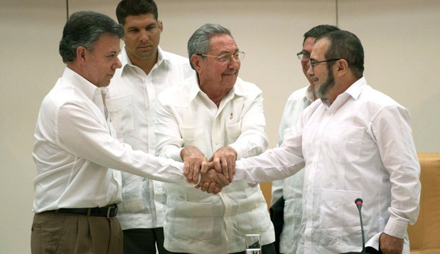 Hasta este viernes, el Gobierno analizará la hoja de ruta para lo que sería la firma el 23 de marzo del fin del conflicto. Archivo