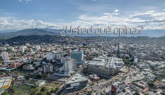 Vista aérea de Cúcuta.