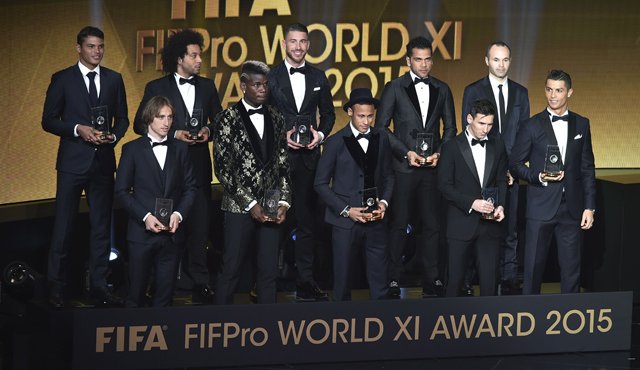 El once ideal. AFP