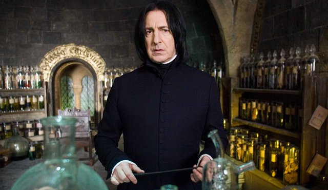 Alan Rickman en su papel de Severus Snape. Internet