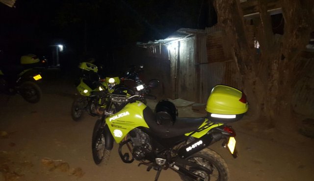 Una granada fue lanzada este jueves en la noche en el barrio Escobal. Cristian Herrera
