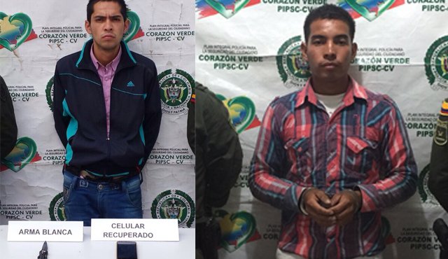 Freddy Alexander (I) Contreras Solano y Leonardo León Ciro Suministrada
