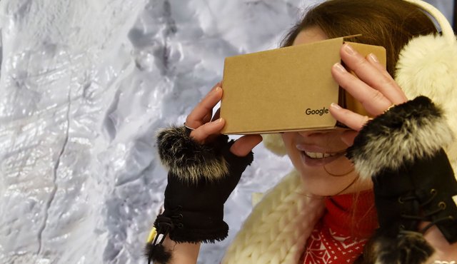 Google ofrece un servicio de subida virtual al Mont Blanc. AFP