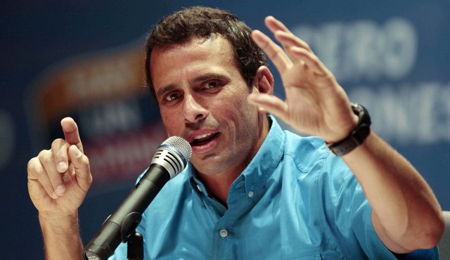 Henrique Capriles, excandidato presidencial opositor. Archivo