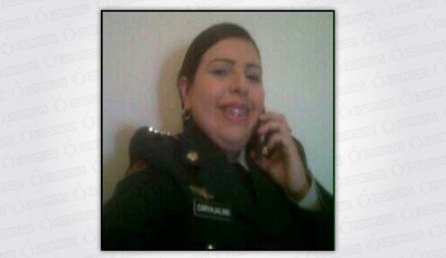 Ingrid Johana Carvajalino Barbosa, conocida dentro de las fuerzas armadas como 'La Capitana'. Colprensa