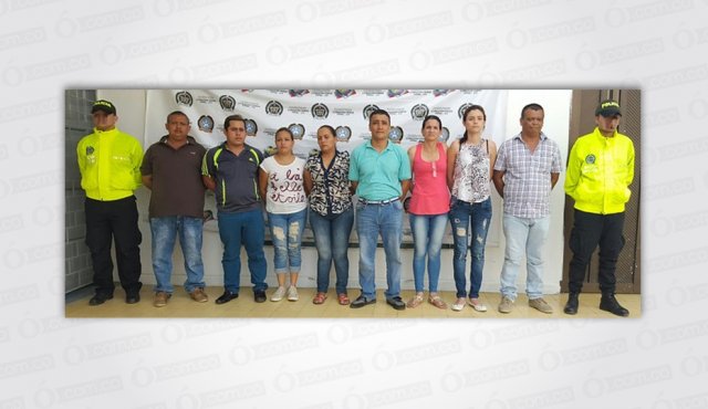Dentro de este proceso han sido capturadas doce personas. Colprensa