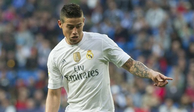 James Rodríguez volverá a ser titular este domingo. Archivo