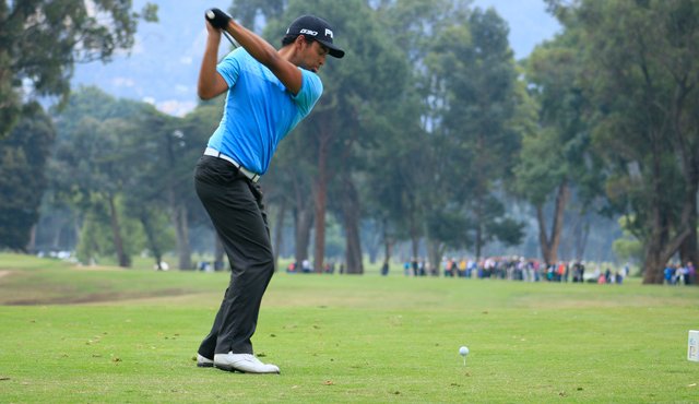 El colombiano marchaba igualado en -11 con los estadounidenses Matt Atkins y Richy Werenski poco antes de ganar el título. Colprensa