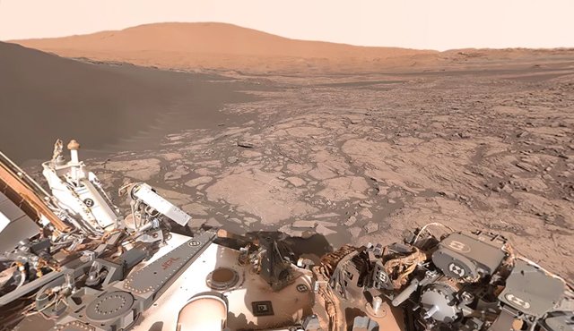 El video fue hecho con superposición de imágenes. Nasa