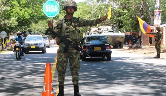 Ejército Nacional de Colombia. Cortesía