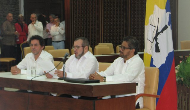 La delegación de las Farc en Cuba reiteró su deseo de lograr la paz. Archivo