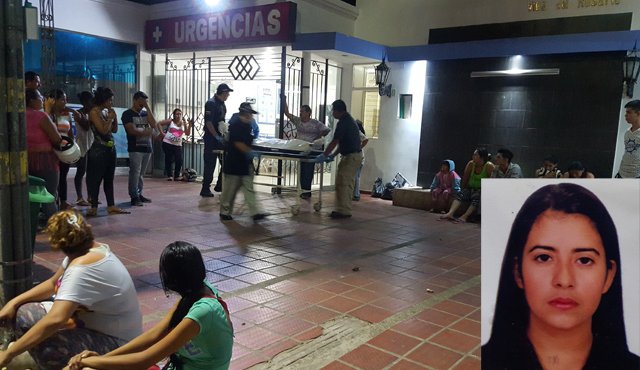La mujer ingresó muerta al hospital de Villa del Rosario. Cristian Herrera