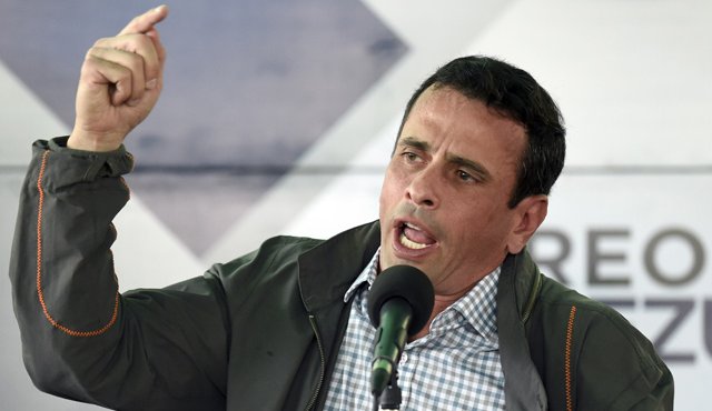 Henrique Capriles, líder opositor. AFP