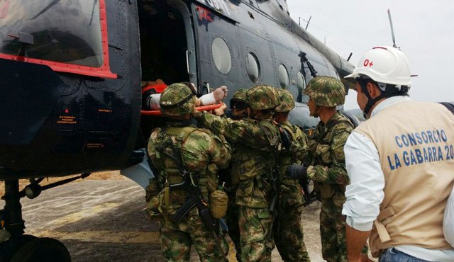 La Gabarra no cuenta con un centro médico equipado. Ejército Nacional