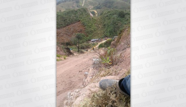 Bloqueos en las vías. Cortesía