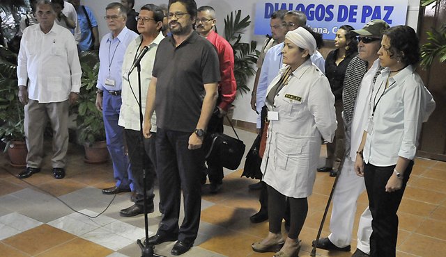 Delegación de las Farc en La Habana. Archivo