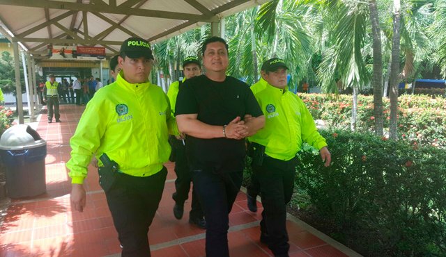 Jhon Jairo Torres Torres fue trasladado a Bogotá para que este lunes sea judicializado. Archivo | Colprensa