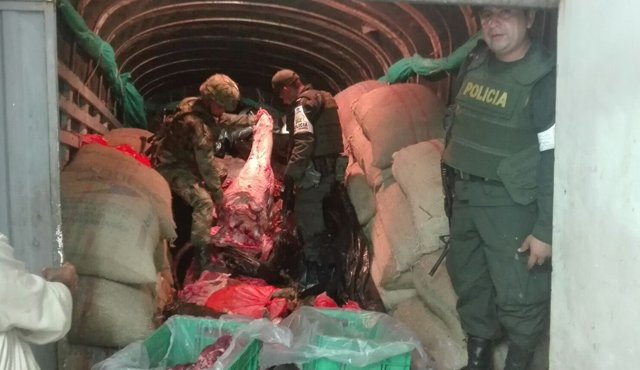 En el operativo fue capturado un hombre de 25 años. Policía Nacional
