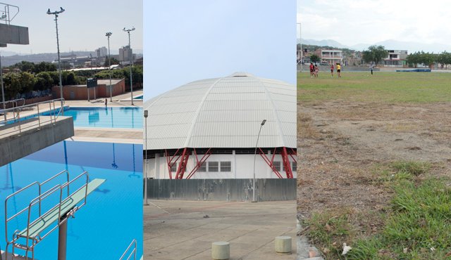 En la foto el Complejo Acuático de Norte de Santander, Coliseo Toto Hernández y el estadio Centenario de Atletismo Archivo