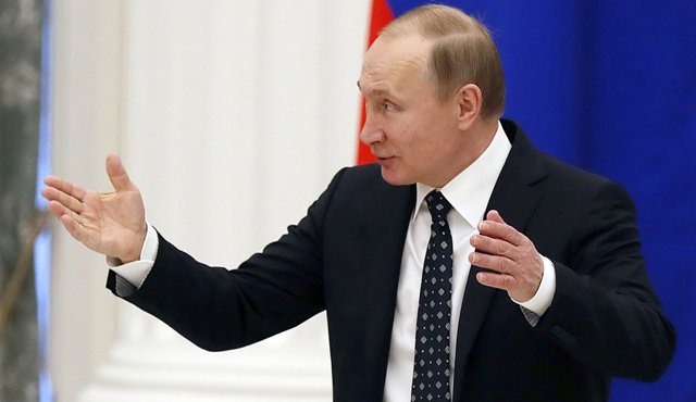 Vladimir Putin, presidente de Rusia. AP