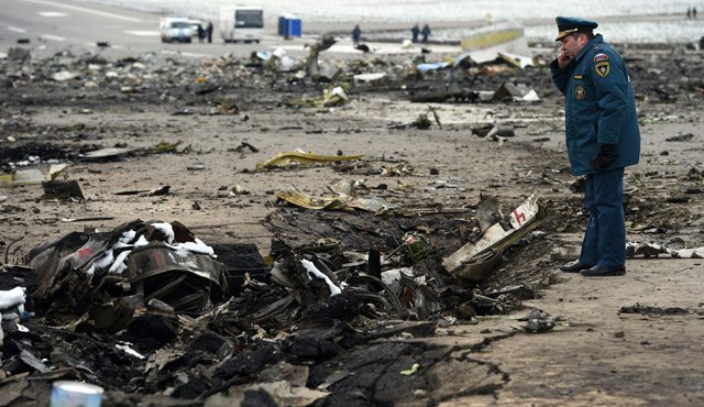 El Boeing 737-800 se estrelló el sábado en el sur de Rusia AFP