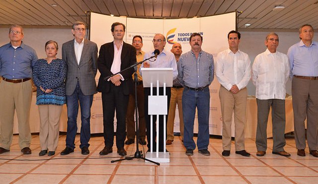 Delegación del Gobierno Nacional en los diálogos de paz. Colprensa
