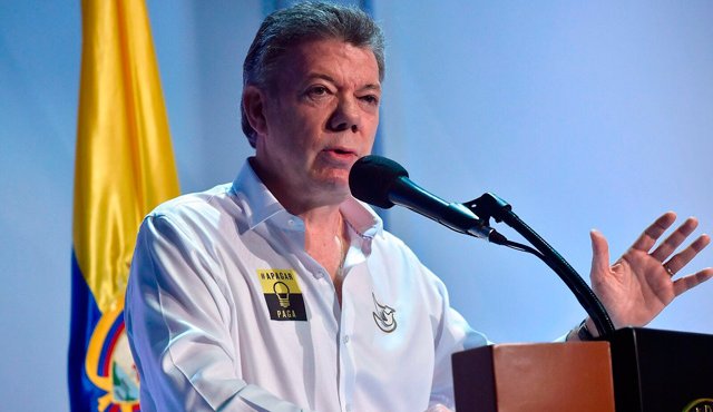 Santos afirmó que la Fuerza Pública siempre ha triunfado sobre los enemigos. Colprensa
