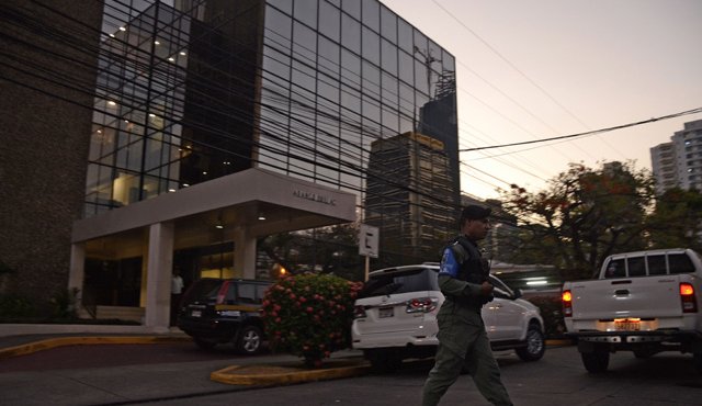 lEsta es la sede de la firma forense Mossack, en Panamá. AFP