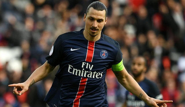 Zlatan Ibrahimovic sumó 32 goles en la liga francesa. AFP