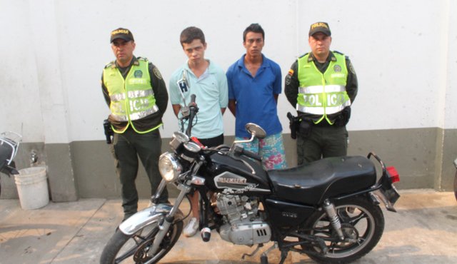 Los dos hombres quedaron a disposición de la Fiscalía. Policía Nacional
