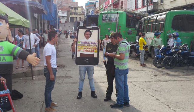 Campaña para no comprar celulares robados. Cortesía