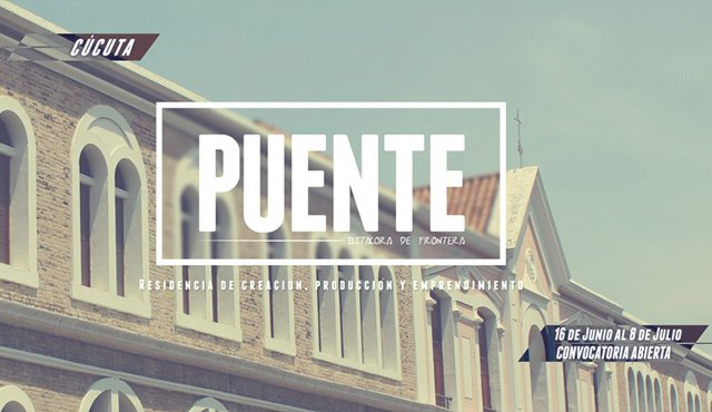 Los detalles de la convocatoria pueden conocerse ingresando a la página: www.puentelab.tumblr.com. Tomada de Internet