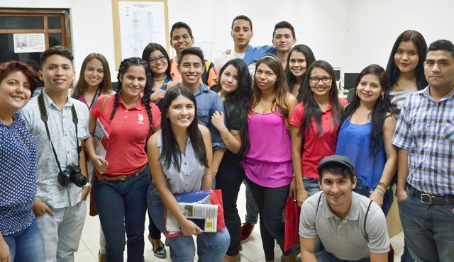 Estudiantes de la universidad de Pamplona. Giovanny Rojas