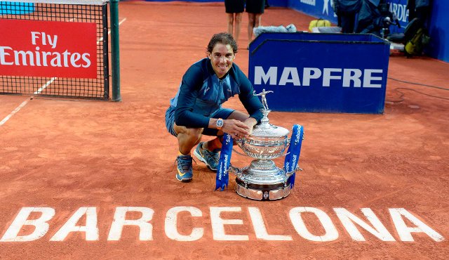 El campeón de 14 grandes torneos parece encontrar su mejor nivel en su superficie predilecta rumbo al Abierto de Francia. AFP