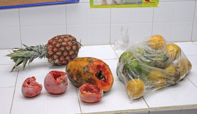 Las frutas que fueron enviadas por el PAE departamental están en mal estado. Mario Caicedo