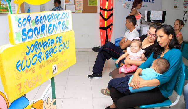 Hoy concluye la jornada de aplicación de fluor para combatir la caries en los niños de Cúcuta. César Obando