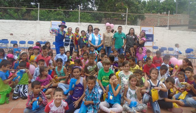 Se celebtó en la Escuela Luis Enrique Ávila, del barrio Chaparral en el municipio de Los Patios. Cortesía